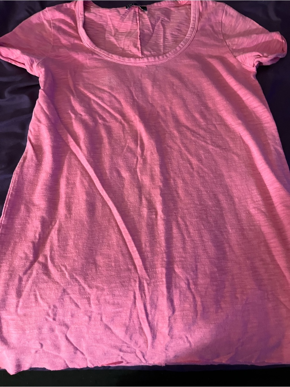 GAP Pink Scoop Neck Short Sleeve Tee